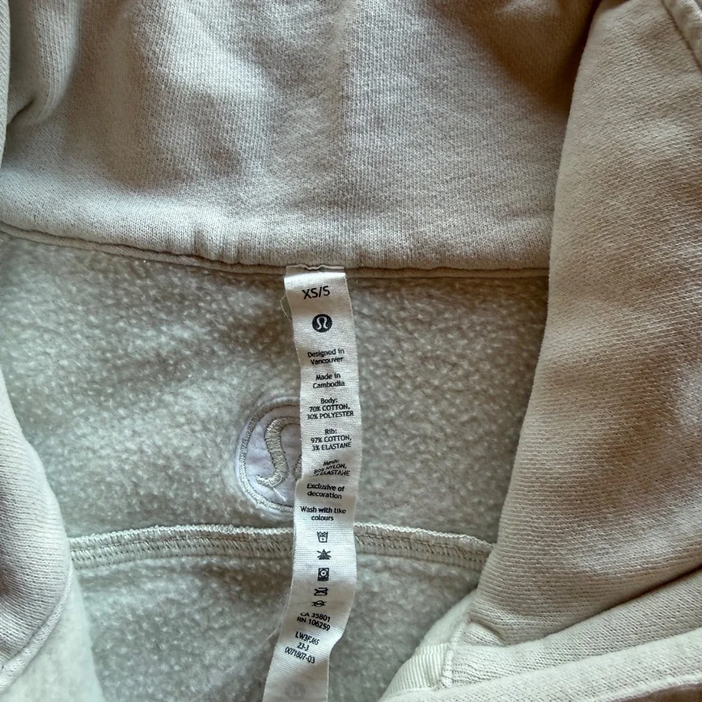 Lululemon Scuba Oversize Half Zip - Size XS/S